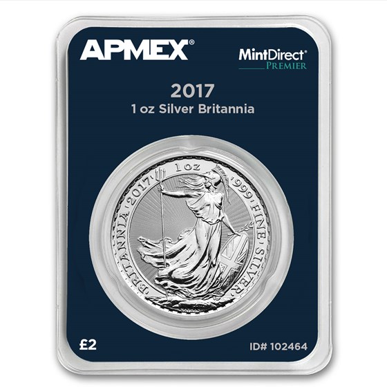 2017 Great Britain 1 oz Silver Britannia (MintDirect® Premier) 2017 Great Britain 1 oz Silver Britannia (MintDirect® Premier)